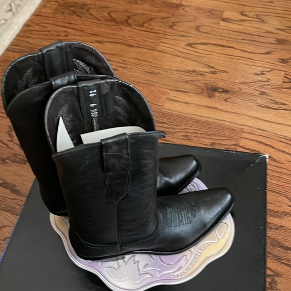 Pecos Bill LADIES Black Boots- SZ 9- NIB - Picture 3 of 10